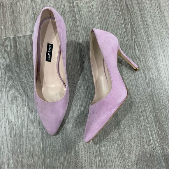 Nine West Lavender Pink Heels 85 | Poshmark